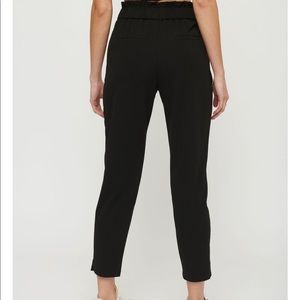Medium Black Dynamite Paperbag Pants